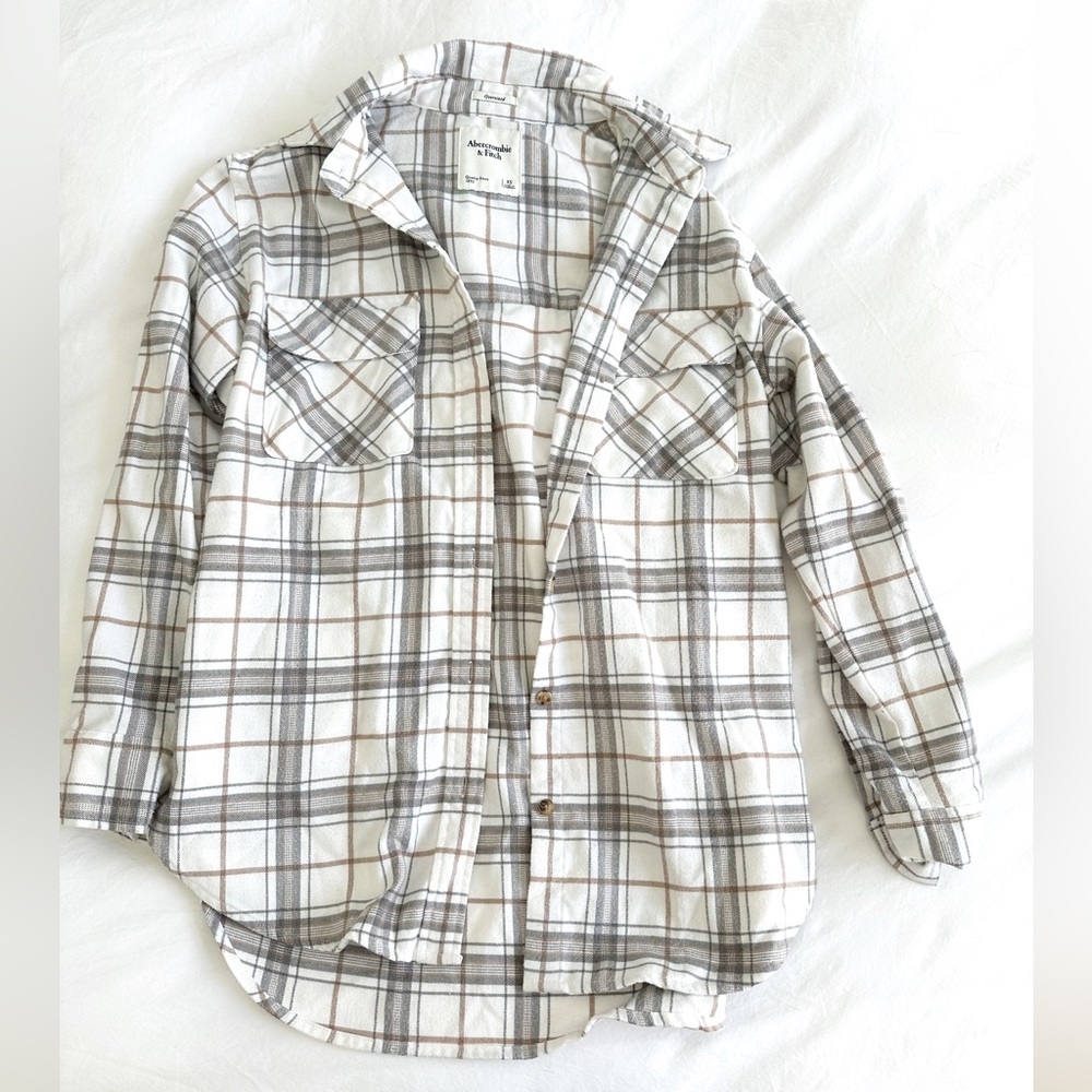 Abercrombie oversized flannel